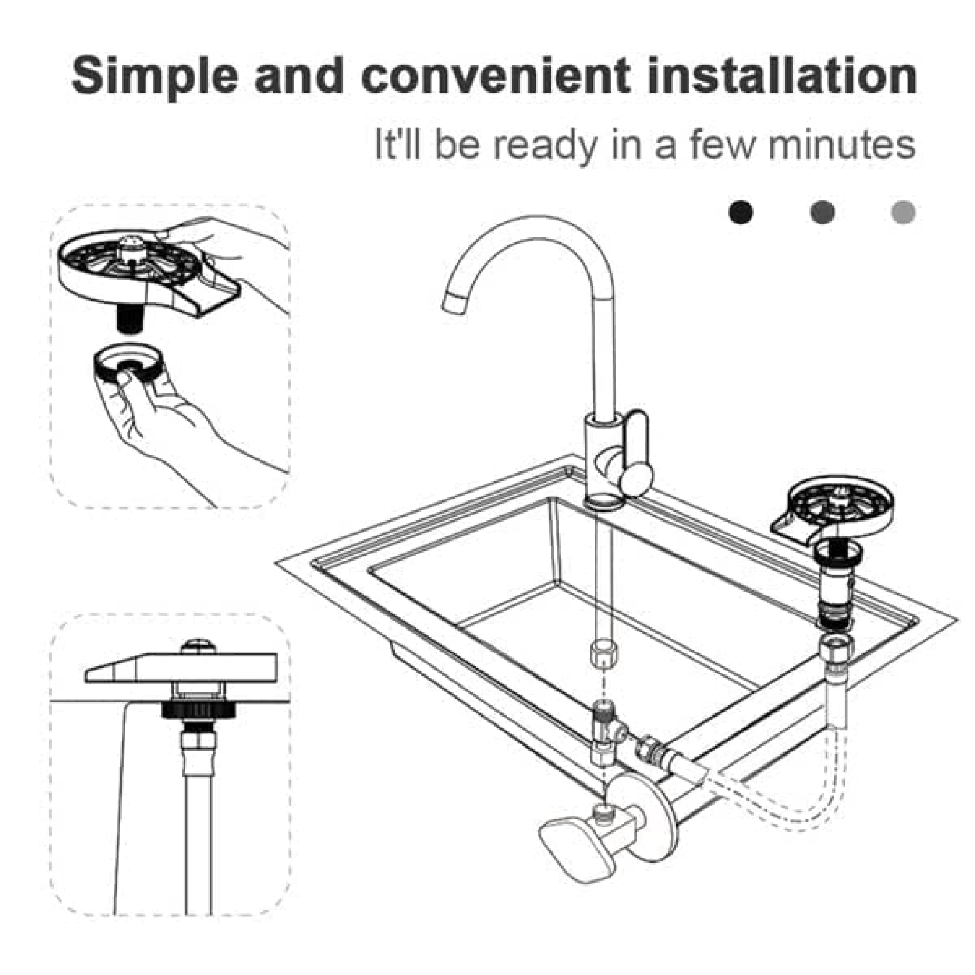 Lavador Automático De Vasos Tazas Copas