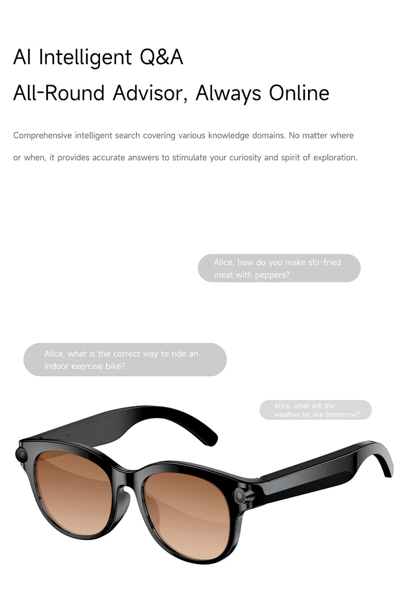 Gafas inteligentes 4K con IA