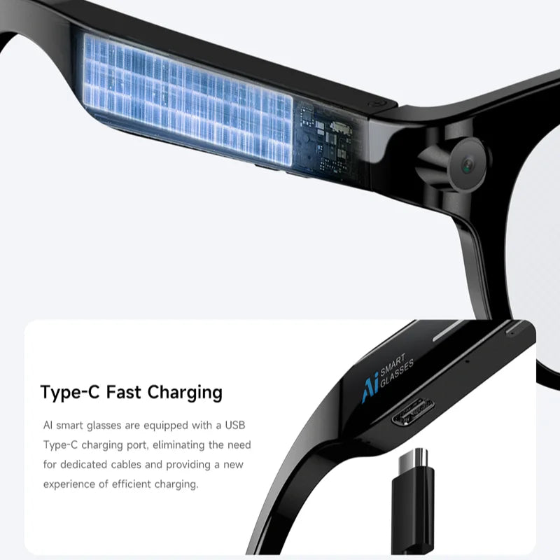 Gafas inteligentes 4K con IA