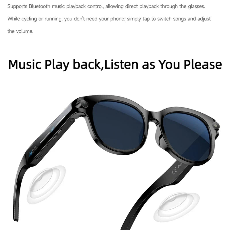 Gafas inteligentes 4K con IA