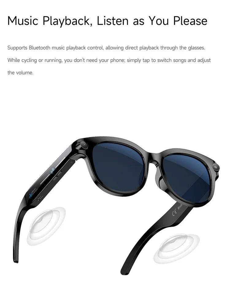 Gafas inteligentes 4K con IA